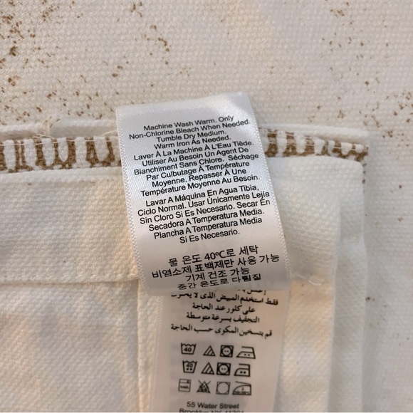 West Elm Echo Print Curtains Gold Dust 48x96 (Set of 2) - Picture 9 of 9